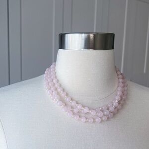 Banana Republic Layered Rose Stone Necklace